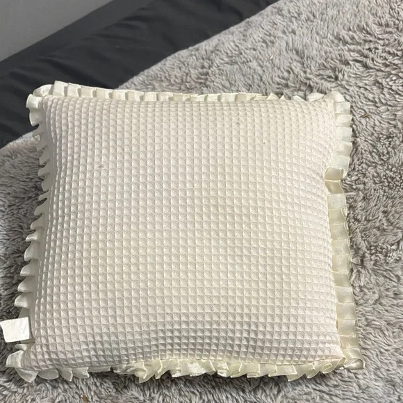 Embroidered Peace Decorative Pillow - Picture 2 of 2